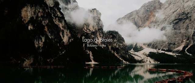 Lago di Braies - locatie pentru nunti in Trentino-Tirolul de Sud