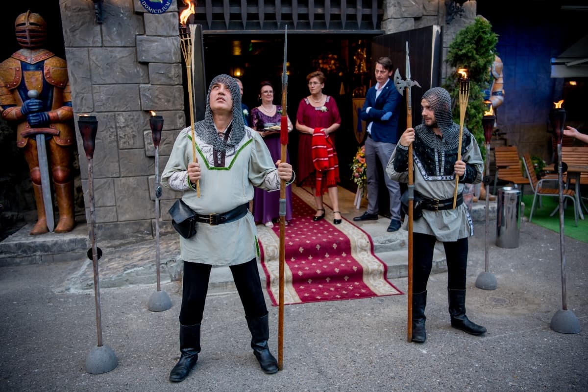 Fotografie de ArtaFilmării la Cavalerul Medieval