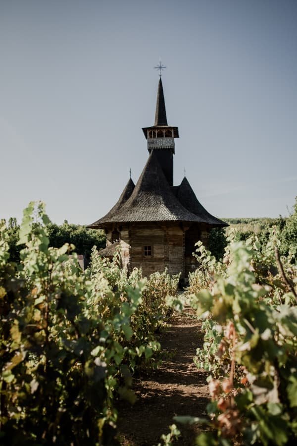 Fotografie de Constantin Plugari la Biserica de lemn