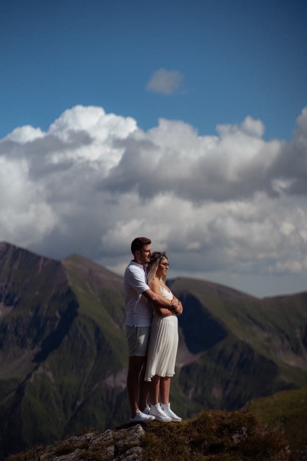Fotografie de Marius Boeriu la Lacul Balea