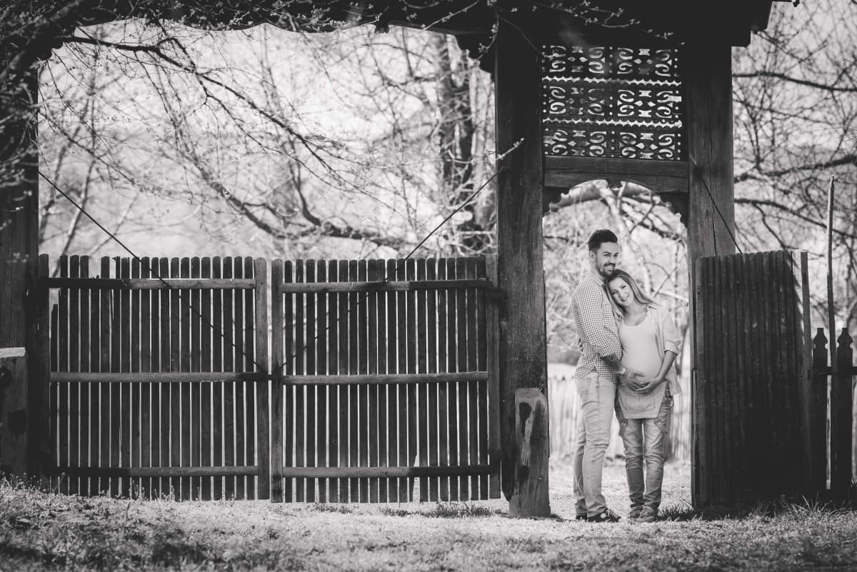 Fotografie de Constantin Alin la Muzeul Satului Valcean